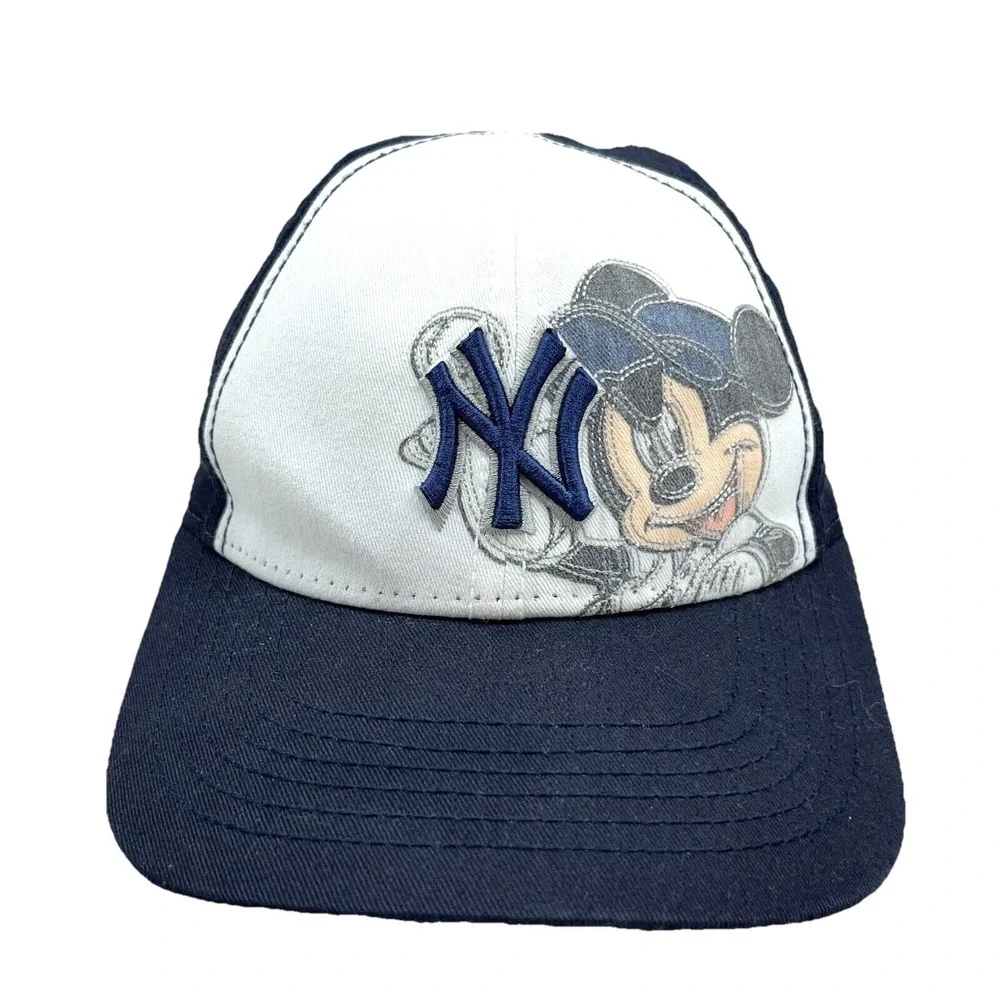 New York‎ Yankees Hat Cap Youth Strap Back Disney Mickey Mouse Adjustable Kids